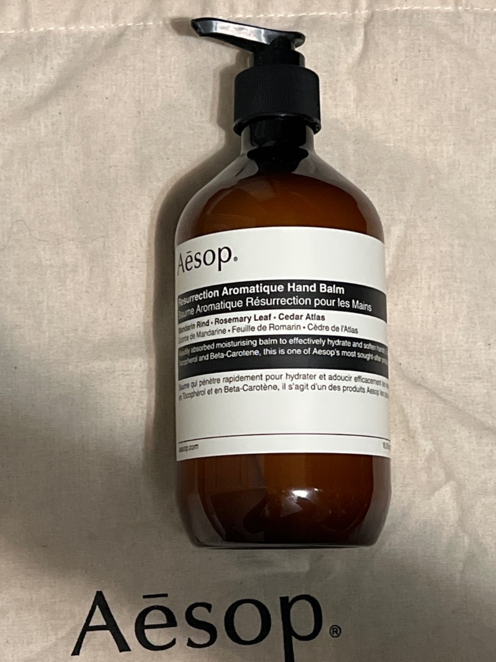 Aesop Resurrection Aromatique Hand Balm 500 mL